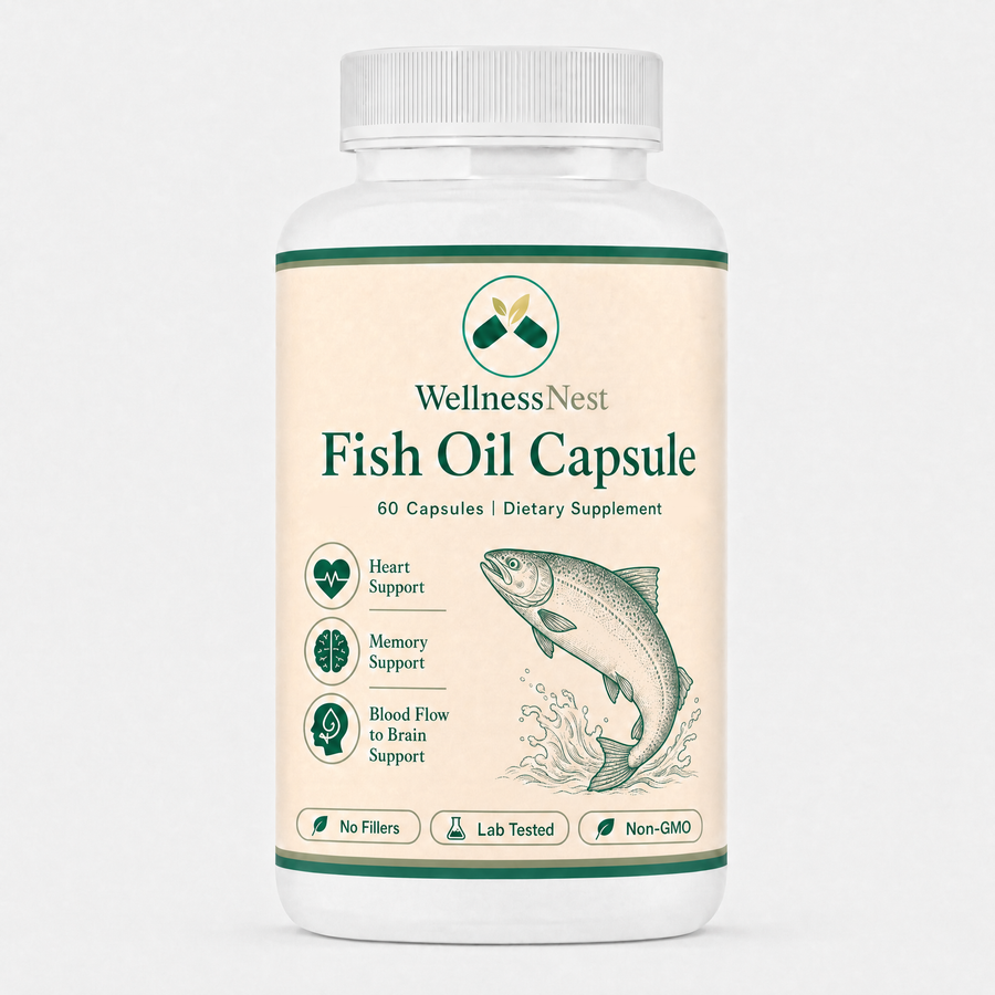 Fish oil capsules